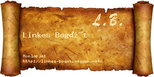 Linkes Bogát névjegykártya